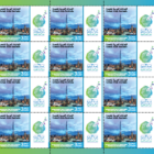 Tourism Dubai stamp sheet